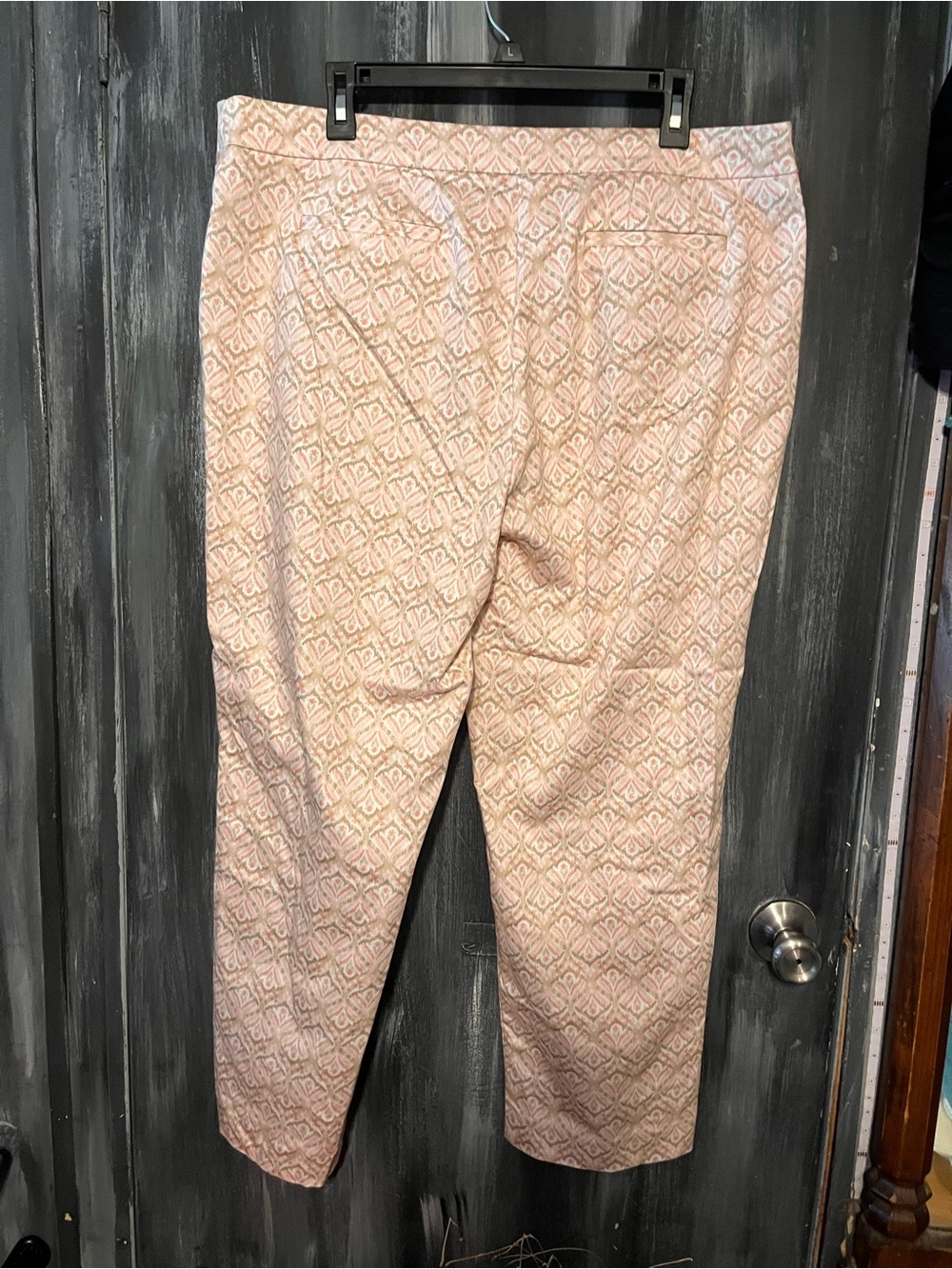 Ruby Rd. Pink Ivory Geometric Pull-On Pants - Picture 5 of 5